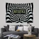 thumbnail image 2 of Tim Burton horror film Beetlejuice Sandworm Tapestry Anime Tapestry Hanging Tarot Hippie Wall Rug Dormitory Wall Hanging Slabs, 2 of 5