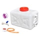 thumbnail image 2 of Contenedor de almacenamiento de agua potable Cubo de almacenamiento horizontal A prueba de fugas Gran capacidad blanco 15 kg, 2 of 9