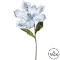 thumbnail image 3 of Vickerman OF160707 Silver Magnolia Flower Stem, 22 & 9 in., 3 of 3