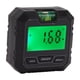 thumbnail image 4 of Medidor de ángulos digital Transportador ABS Mini caja de nivel digital Buscador de ángulos Medidor con base magnética para carpintería Construcción Mampostería Bisel Negro, 4 of 10
