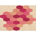 thumbnail image 1 of Ahgly Company Machine Washable Indoor Rectangle Transitional Pastel Orange Area Rugs, 8' x 10', 1 of 7