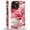 Beautiful Pink White Carnations, variant on FKBRCL4U Compatible with iPhone 16 Case, Alcohol Ink Colorful Gradient Waves Pattern for Girl Full Body Design Soft Silicone Drop Shock Scratch Protection for iPhone 16