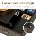 thumbnail image 6 of Costway 47'' Lift Top Coffee Table Modern W/ Hidden Compartment &Drawers For Living Room Black, 6 of 11