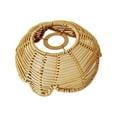 thumbnail image 2 of Pantalla de lámpara,Pantalla de lámpara colgante de ratán,Pantalla de lámpara tejida a mano estilo bohemio,Cubierta de lámpara de araña para sala de estar,decoración de, 2 of 8