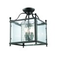 thumbnail image 2 of Z Lite 177-3SF-M Fairview 3 Light Semi-Flush Mount Glass - Bronze, 2 of 2