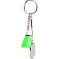 thumbnail image 1 of Bgsha 1pcs Creative Badminton Racket Pendant Keychain Mini Shuttlecock Sports Keyrings Gifts Backpack Purse Key Holder Accessories, 1 of 9