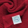 thumbnail image 5 of Hearth & Harbor Bath Towel Collection, 100% Cotton Luxury Set of 12 Multipurpose Wash Cloths - Red, 5 of 7