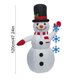 thumbnail image 3 of 4ft Christmas Inflatables Snowman LED Lights Christmas Inflatable Decoration Outdoor Blow Up Yard Decoration Snow Man For Holiday Party Xmas News Year, 3 of 6