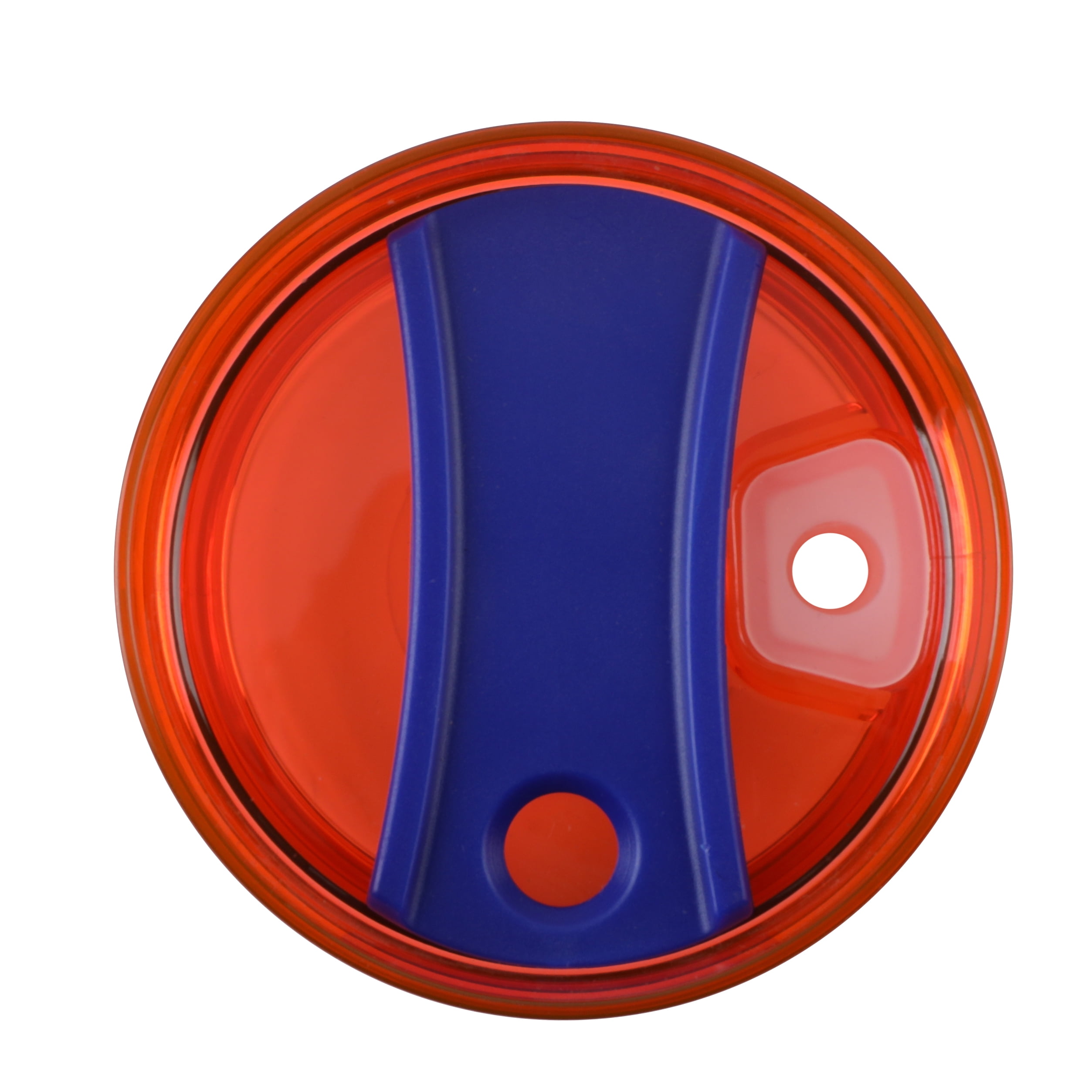 Ozark Trail 18 oz Stainless Steel Insulated Tumbler with Handle, Royal Blue and Bright Orange