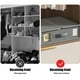 thumbnail image 4 of Organizador de Sábanas, Caja de Almacenamiento para Sábanas y Fundas Nórdicas, Organizador Plegable para Cajones, Armario y Ropa de Cama., 4 of 7