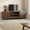 Walnut, variant on 55 Inch Mid-Century Modern TV Stand with Slatted Doors, Entertainment Center for TVs up to 65 Inches, Media Console with Storage for Living Room, Bedroom, Walnut