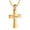 Gold, variant on Personalize Cross Urn Pendant Memory Necklace for Cremation Ashes Holder Memorial Jewelry
