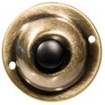 thumbnail image 1 of Boutons-poussoirs Ronds 1,7 5 Po en Laiton Massif Ancien Non Allumé, 1 of 1