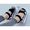 Black and White, variant on Classic Platform Wedge Sandals: Casual Summer Adjustable High Heel Travel Outdoor Shoes for Women