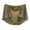 Green, variant on Ohufall Women's Panties High Waist Solid Color Hollow Out Briefs Plus Size Seamless Comfort Daily Underpants