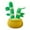 Green, variant on YabuSS Soft Plush Sunflower Toy for Kids, Decorative Stuffed Flower in Pot, Cute Gift for Children and Home Décor, 12 Inches Yellow