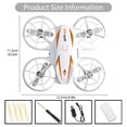 thumbnail image 7 of UUGEE Mini Drones for Kids and Adults with LED Lights 2.4G Indoor RC Small Plane for Kids，White, 7 of 7