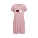 thumbnail image 5 of Camisón corto de talla grande para mujer, camisón de manga corta con estampado de pecho a la moda, camisón para mujer, 5 of 5