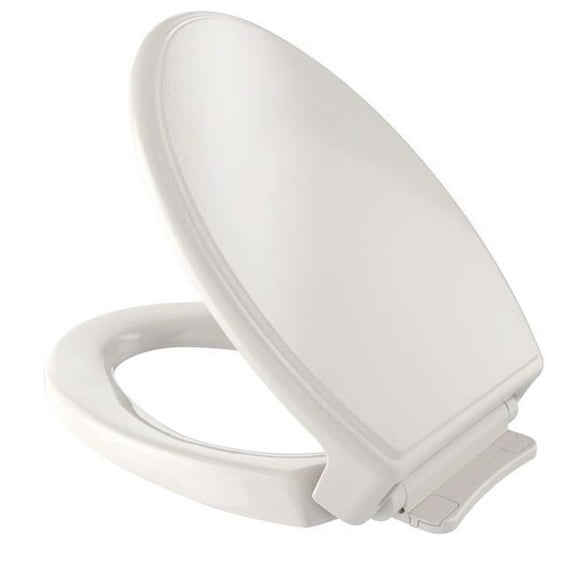 SS154-12 Traditional Soft Close Slow Close Elongated Toilet Seat & Lid, Sedona Beige