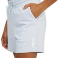thumbnail image 2 of PUMA Women's Soft Cotton Blend French Terry Side Pockets Active Casual Shorts, 2 of 4