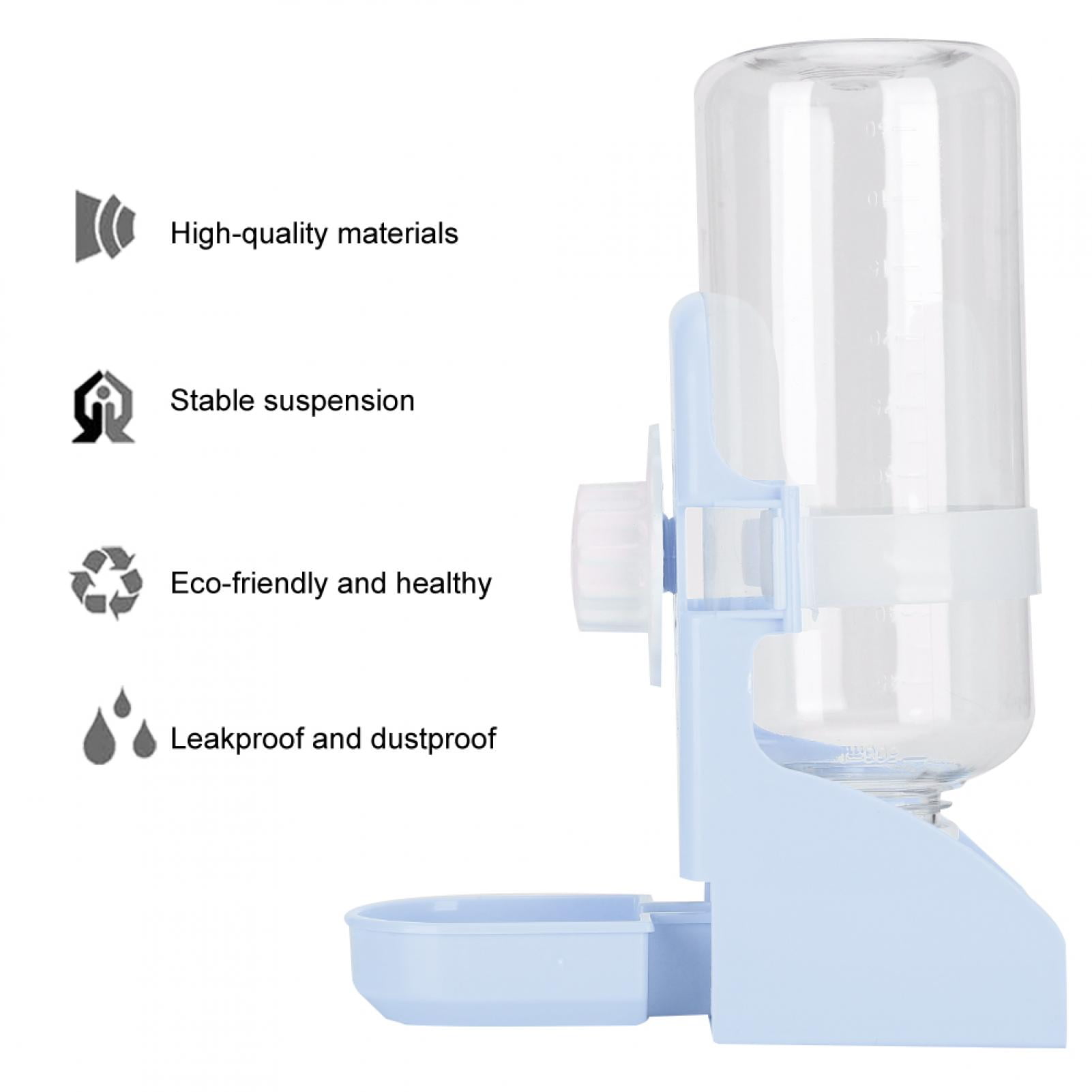 Dog Water Bowl Dog Water Dispenser Dog Waterer Hanging For Dog Cat Pink Blue White Walmart