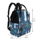 thumbnail image 2 of Easygdp Alpaca Astronaut in Space para Bolsa de Bebé de Gran Capacidad con Múltiples Bolsillos, Bolsa de Pañales para Padres, Bolsa de Viaje Organizada y Elegante, 2 of 6