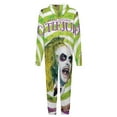 thumbnail image 5 of Beetlejuice Beetlejuice Men's Hooded Jumpsuit - Zip Up One Piece Pajamas Soft Cozy Winter Warm Plush Loungewear, 5 of 8