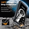 thumbnail image 4 of Funda de teléfono ANTSHARE magnética impermeable para Samsung S25 Ultra, 4 of 7