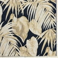 thumbnail image 4 of BoutiqueRugs Amirah Coastal Area Rug - Outdoor Safe - Midnight Blue, Gold, Beige - 7'10" x 10', 4 of 6