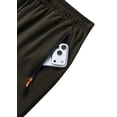 thumbnail image 4 of sogami Men's 4-Way Stretch Sweatpants For Running Workout Pants with Zipper Pocket, 4 of 8