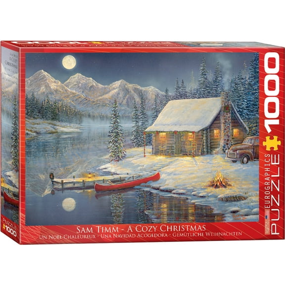 A Cozy Christmas by Sam Timm 1000-Piece Puzzle