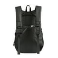 thumbnail image 3 of Bicycle and Motorcycle Helmet Bag Full Helmet Backpack, Reflective Zip Nocturnal Safety Large Capacity Motorcycle Rider Waterproof All Black Travel Bag(17.2*9.8*20"), 3 of 6
