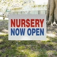 thumbnail image 5 of Nursery Now Open Yard Sign 5 Pack of 18 Inch x 24 Inch Single Sided Weatherproof Heavy-Duty Plastic with Stake | Garden Supplies, Plant Sales, Grand Opening Promotions | Made in USA, 5 of 7
