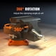 thumbnail image 1 of Tornillo de banco VEVOR de 6.5" con base de bloqueo giratoria de 360° y mordaza bidireccional de hierro dúctil, 1 of 9