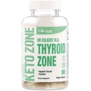 Divine Health  Dr  Colbert s Keto Zone  Thyroid Zone  90 Veggie Capsules