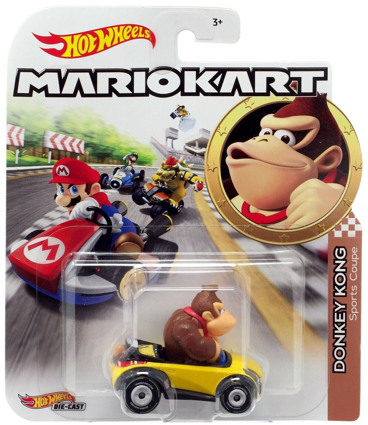 Hot Wheels Mario Kart Donkey Kong Diecast Car [Sports Coupe]
