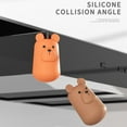 thumbnail image 3 of Farfi Corner Protector Cartoon Bear Design Anti-collision Anti-knock Soft High Elasticity Protect Kids Reusable Not Falling Off Corner Guard for Furniture (White), 3 of 13