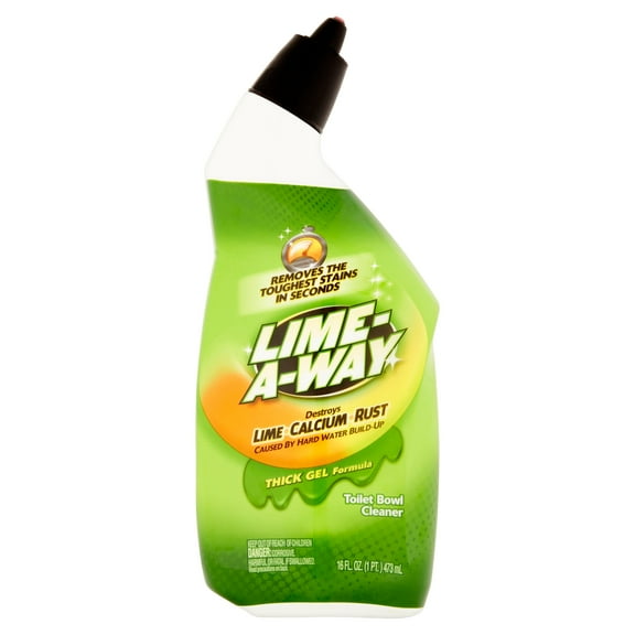 Lime-A-Way Liquid Toilet Bowl Cleaner, 16oz bottle, Remove Lime Calcium Rust