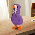 thumbnail image 2 of Desk Goose Outfits 7 Inch Mini Goose Hoodies, Tabletop Goose Costume, Mini Porch Goose Accessory for Magnetic Goose Statue, Funny Porch Gooses Decor Costum for Desk Geese Statue, 2 of 7