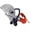 Black and Silver, variant on Electric 14 Cut Off Saw Wet/Dry Concrete Saw Cutter Guide Roller with Water Line Attachment 3000w without blade for Construction Site