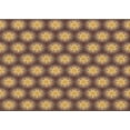 thumbnail image 1 of Ahgly Company Tapis d'Intérieur Lavables en Machine, Rectangle Transitionnel, Verge d'Or, 4' x 6', 1 of 7