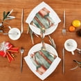 thumbnail image 4 of Napkin Satin Napkin 20*20 Inchx1 Kitchen Towel Dinner Plate Towel Decorative Towel Napkin Tea Towel Suitable For Kitchen Table Cartoon Christmas Puppy, 4 of 8