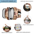 thumbnail image 3 of FORMRS Unisex School Backpack 17" Student Travel Bag with Laptop Compartment, Creamy Cake, 3 of 7
