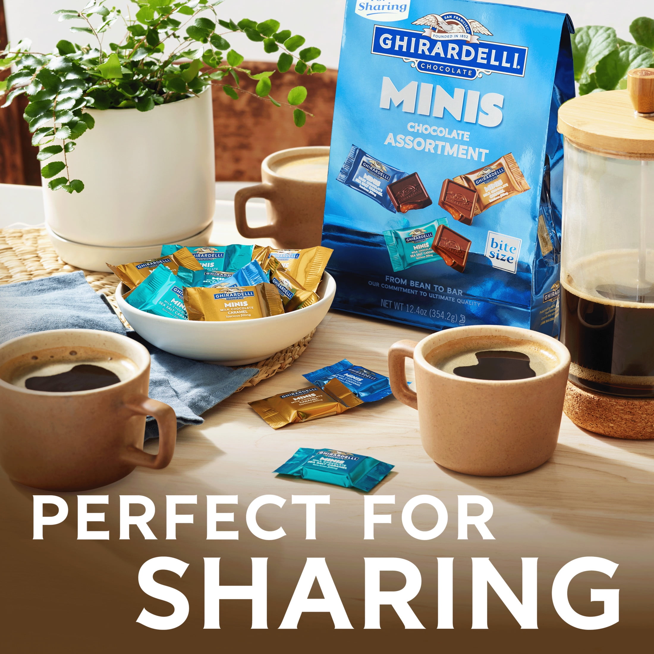 GHIRARDELLI Minis Chocolate Assortment, 12.4 oz Bag