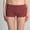Red, variant on Naittoop Boy Shorts Underwear for Women Lace Trim Full Coverage Boxer Briefs Low Rise Seamless Soft Breathable Boyshorts