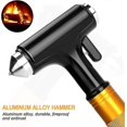 thumbnail image 2 of Emergency Hammers,Car Window Hammer Metal Portable Belt Cutter Anti-skid Tool,Break Glass and Window, 2 of 5
