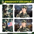 thumbnail image 2 of Disfraz de regalo para niños del ejército para niños militares con juguetes del ejército de 8 a 10, 2 of 7