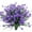 Purple, variant on Moocorvic 8Pcs Artificial Flowers, UV Resistant Outdoor Flowers, Fake Plastic Flowers for Home Kitchen Bedroom Wedding Party Decor