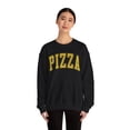 thumbnail image 4 of Pizza Sweatshirt Gifts Crew Neck Shirt Long Sleeve Unisex, 4 of 7