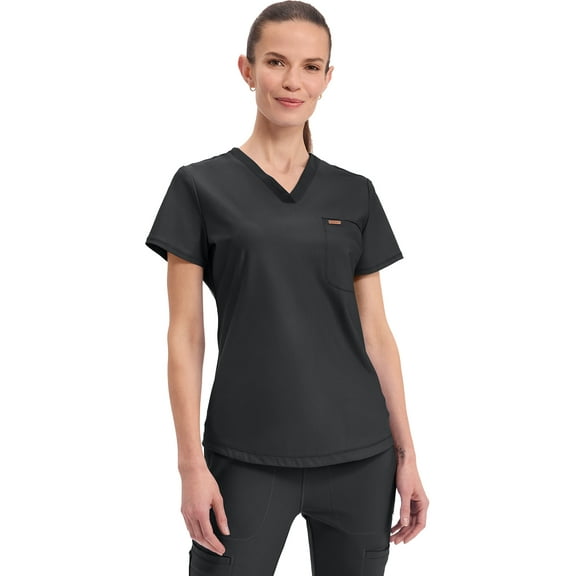 Cherokee Form Women's Scrubs Top Tuckable V-Neck CK819